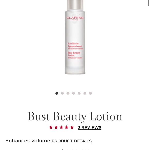 Clarins Bust Beauty Lotion (pre loved status) - Picture 5 of 6